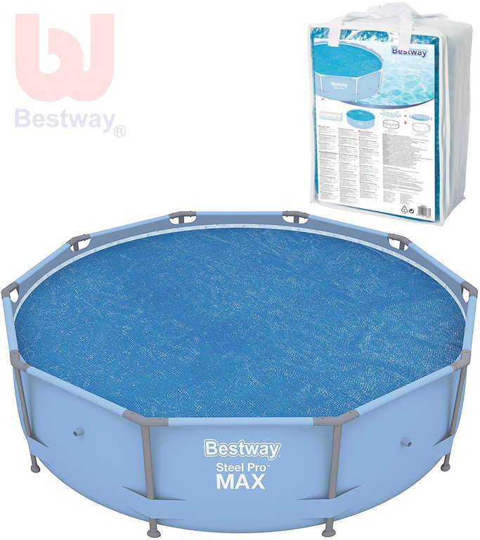 BESTWAY Solární plachta 305cm na kulatý bazén s konstrukcí 58241