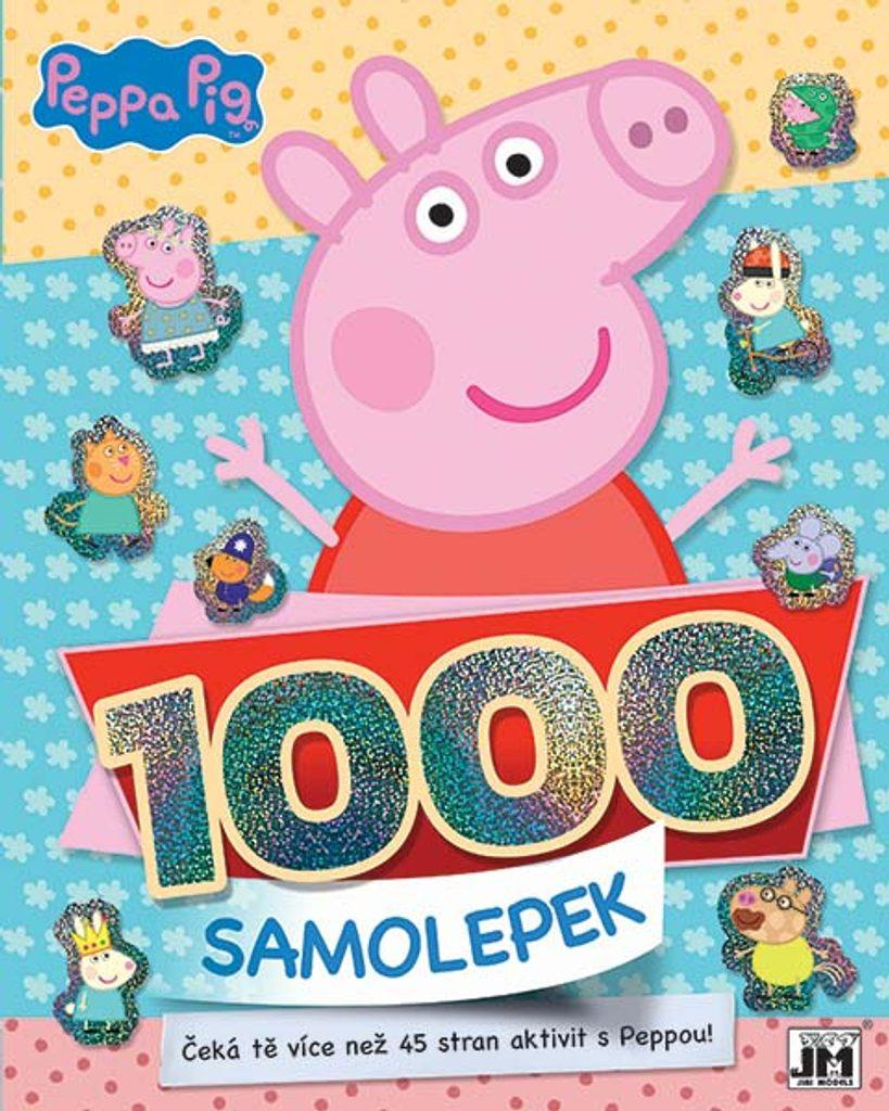 1000 samolepek Prasátko Peppa