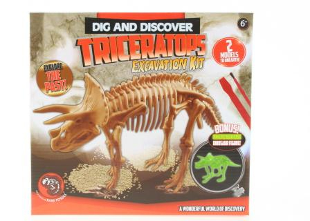 Tesání Dino svítící Triceratops