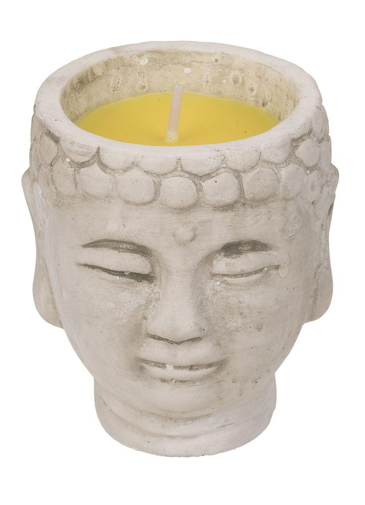 Svíčka Citronella v květináči, Buddha