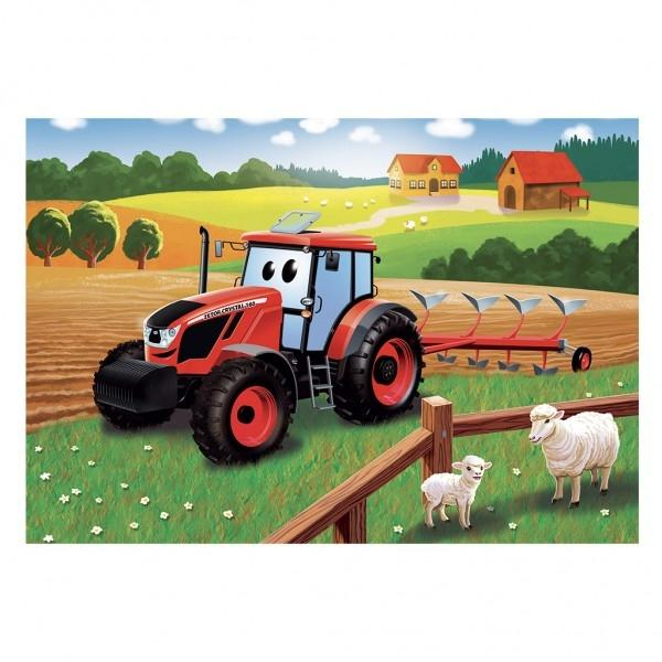 Puzzle Zetor orba 26x18 cm 24 dílků v krabici 27x19x4cm