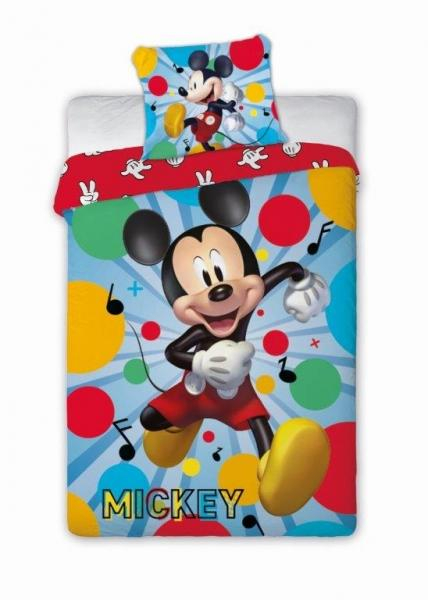 Dětské povlečení Myšák Mickey 140x200 cm - 140x200/70x90cm