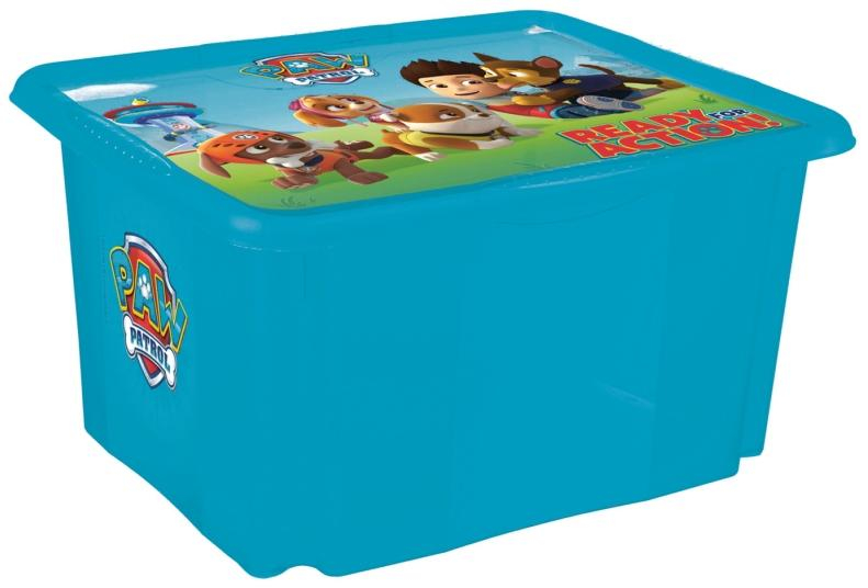 Box na hračky Paw Patrol 30 l Keeeper, modrý