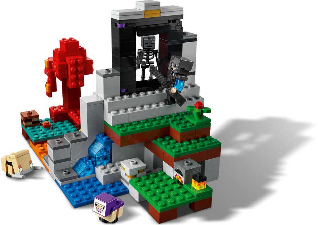 LEGO MINECRAFT Zničený portál 21172 STAVEBNICE