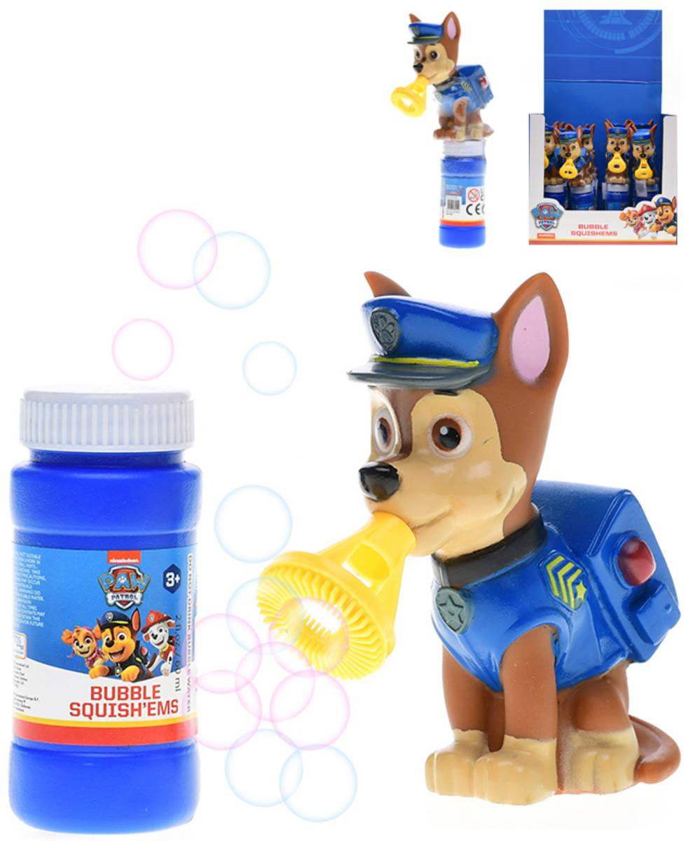 Bublifuk Tlapková Patrola (Paw Patrol) dětský bublifukovač mačkací 60ml Chase