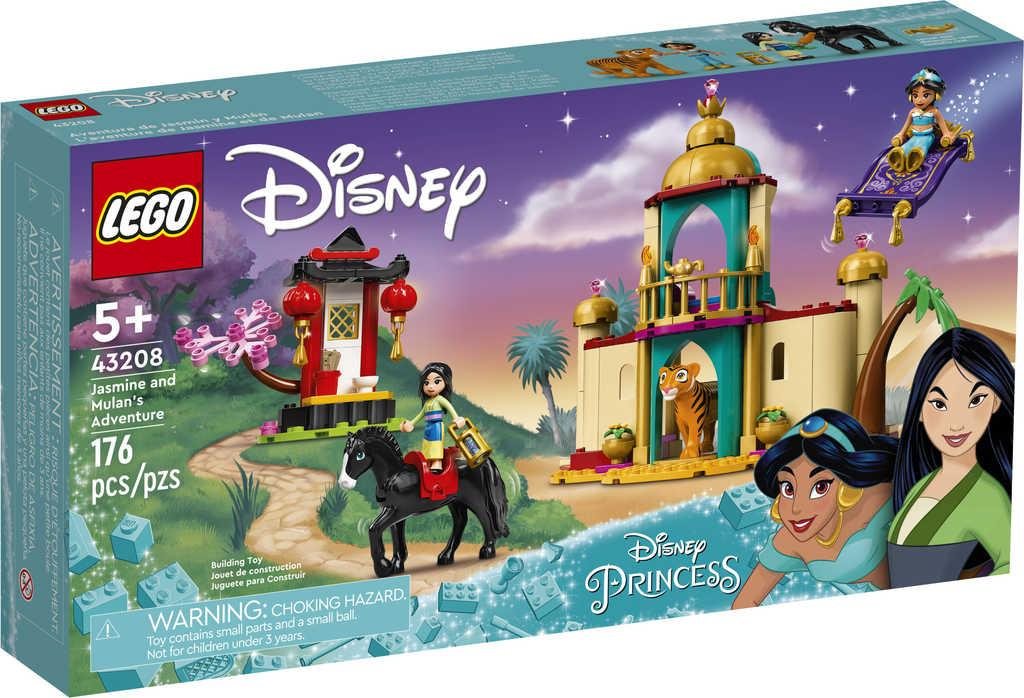 LEGO PRINCESS Dobrodružství Jasmíny a Mulan 43208 STAVEBNICE