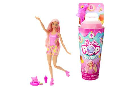 Barbie Pop Reveal Barbie šťavnaté ovoce - jahodová limonáda