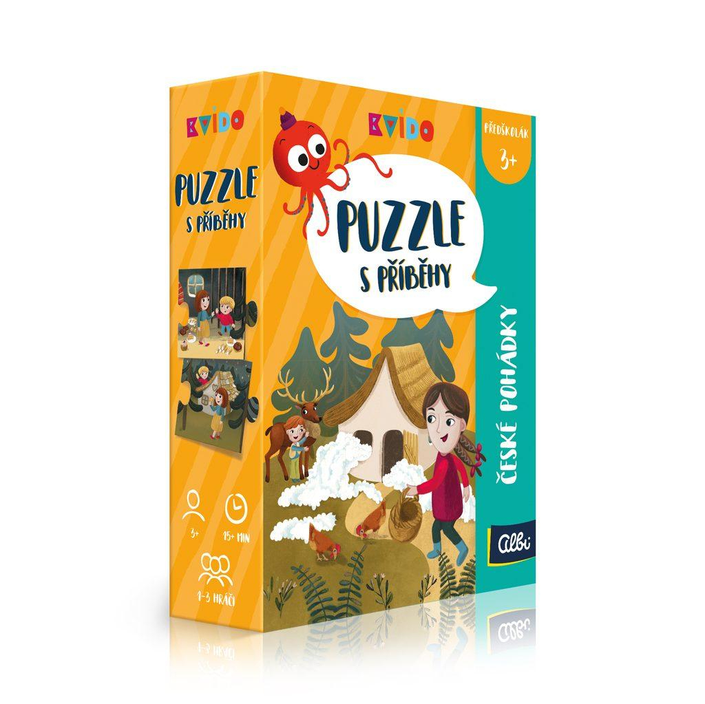 Kvído - Puzzle s příběhy - české pohádky