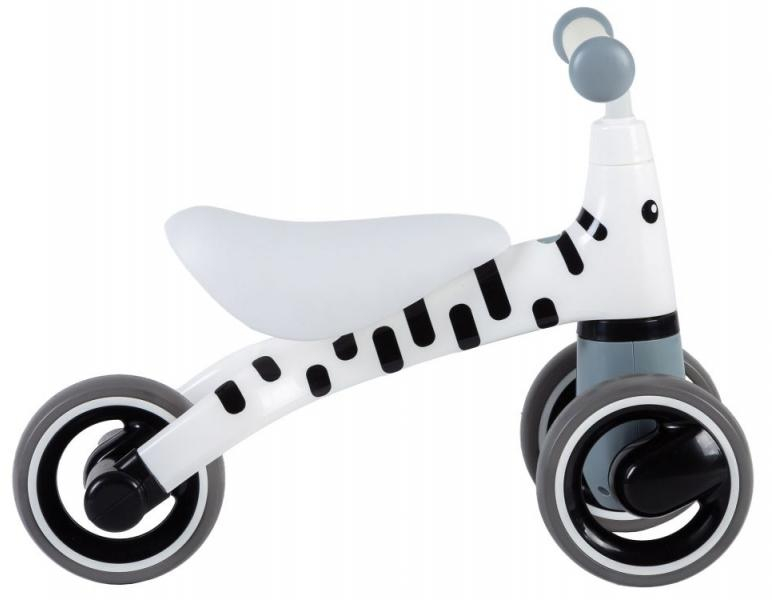 Odrážedlo/tříkolka Eco Toys, Zebra - bílá