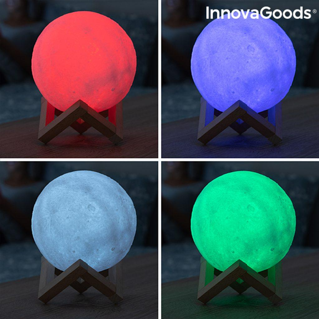 Nabíjecí LED Lampa Luna Moondy InnovaGoods