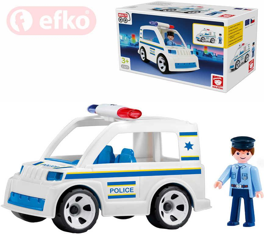 EFKO IGRÁČEK MultiGO Policista set policejní auto s figurkou STAVEBNICE