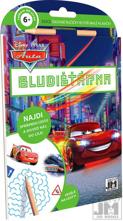 JIRI MODELS Bludišťárna Auta (Cars) set s tužkou