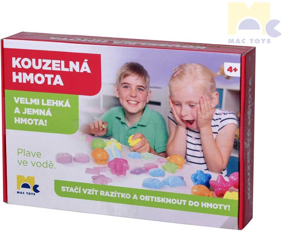 MAC TOYS Hmota kouzelná kreativní set písek modelovací s bábovičkami