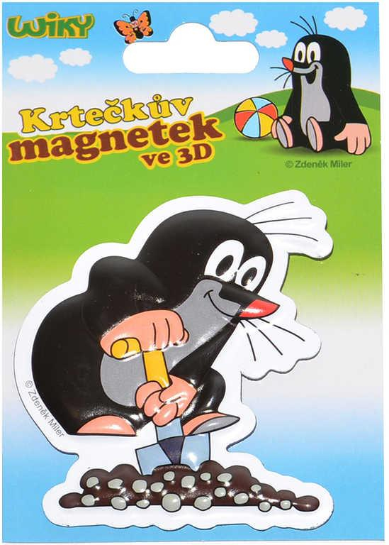 KRTEK Krtečkův magnetek 7,5cm 3D magnetka 3 druhy