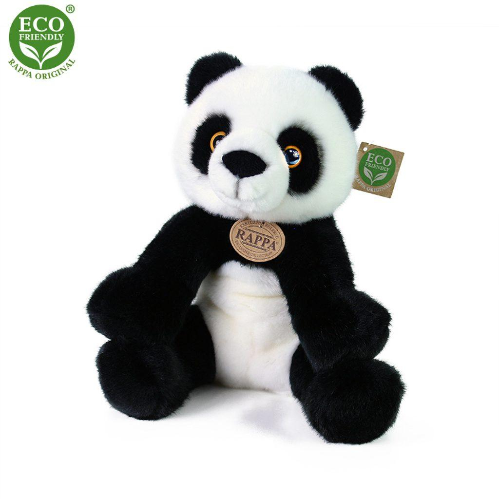 Plyšová panda sedící 30 cm ECO-FRIENDLY