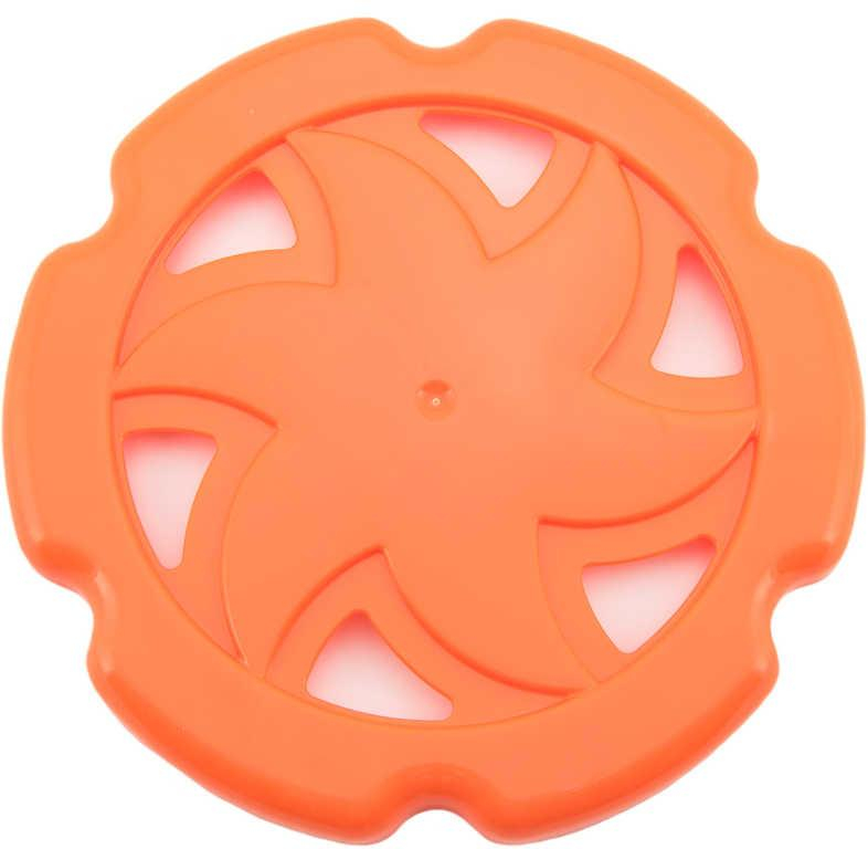 Létající talíř frisbee 22cm házecí disk plastový 3 barvy