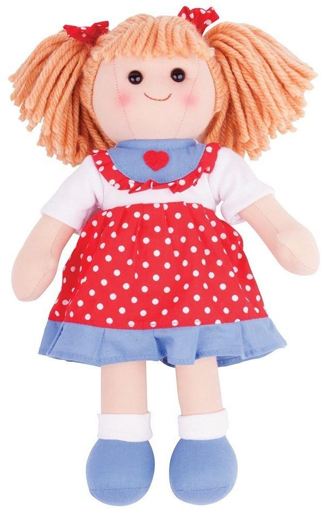 Bigjigs Toys Látková panenka Emily 34 cm