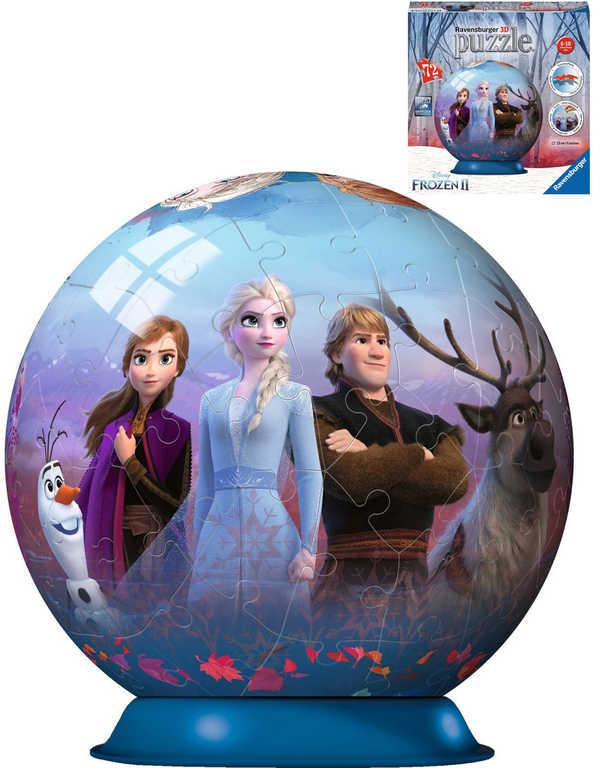 RAVENSBURGER Puzzleball 3D Frozen 2 skládačka 72 dílků plast