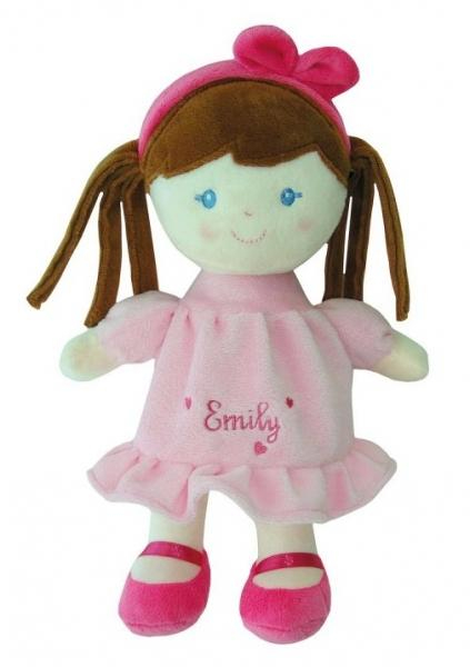 Smily Play, Hadrová panenka Emily s hnědými vlásky, 25 cm