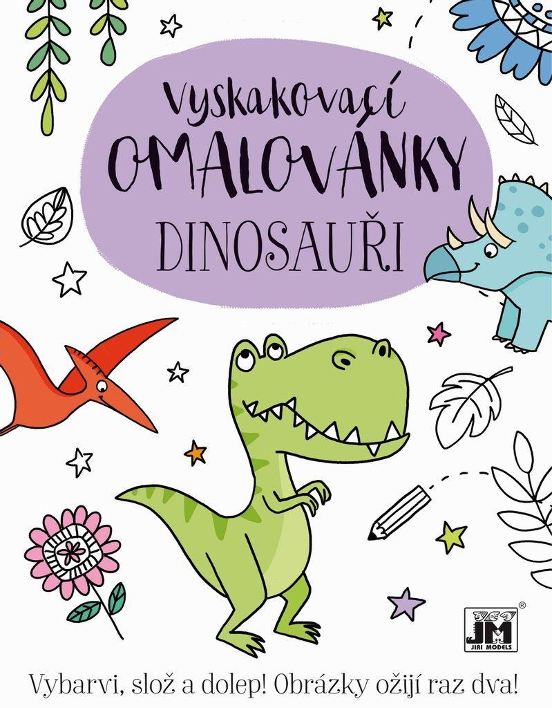 Vyskakovací omalovánky Dinosauři