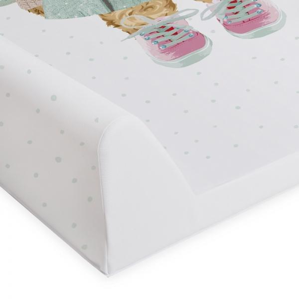 Ceba Baby Přebalovací podložka Comfort Fluffy Puffy Nelly - tvrdá, 50 x 70 cm