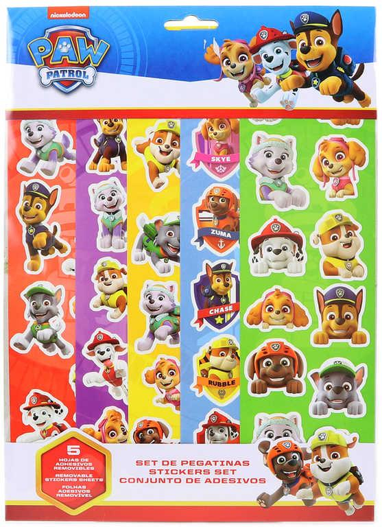 Samolepky Tlapková Patrola (Paw Patrol) set 5 archů