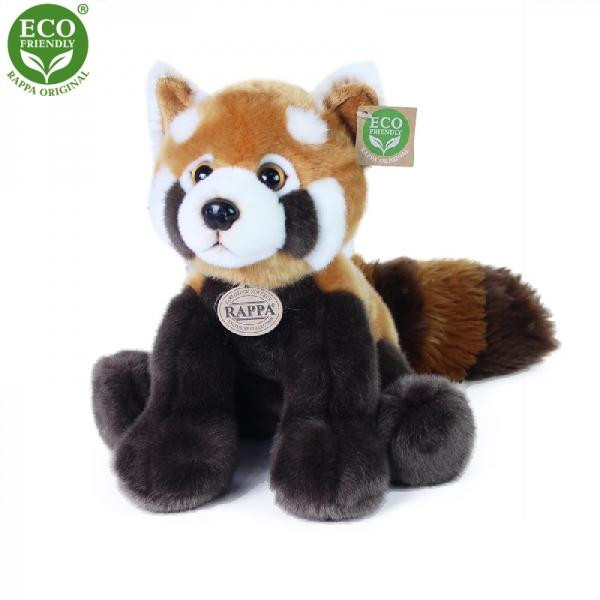 Plyšová panda červená stojící 28 cm ECO-FRIENDLY