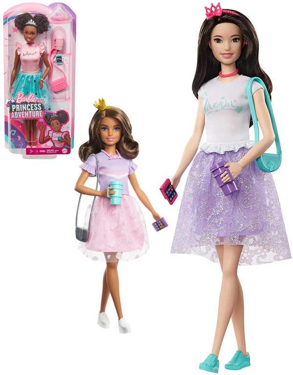 MATTEL BRB Barbie Princess Adventure set panenka princezna s doplňky