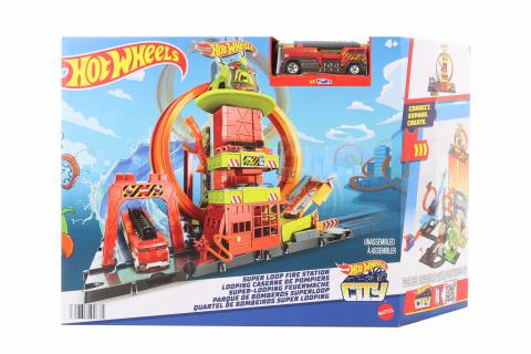 Hot Wheels City super hasičská stanice se smyčkou HKX41