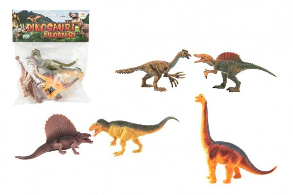 Dinosaurus plast 16-18cm 5ks v sáčku