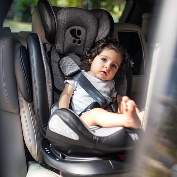 Autosedačka Lorelli AVIATOR ISOFIX 0-36 KG BLACK&LIGHT GREY