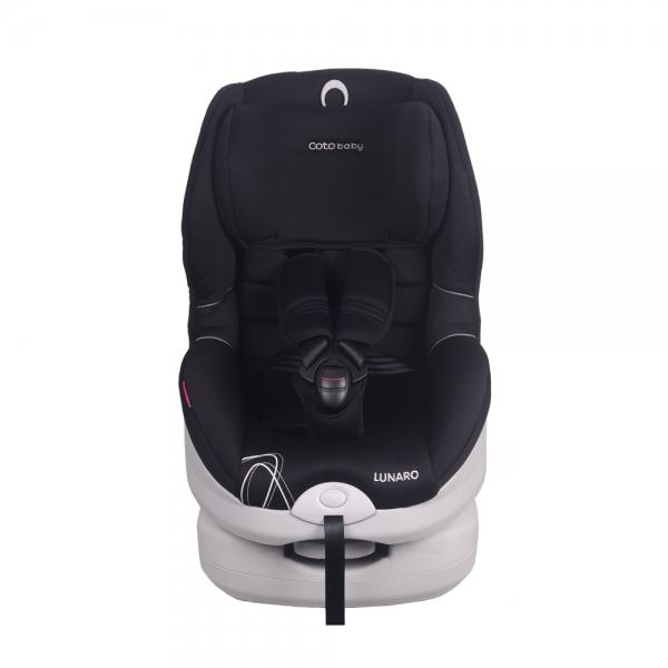 Autosedačka LUNARO Coto Baby, Isofix - 9-18 kg - šedá/černá