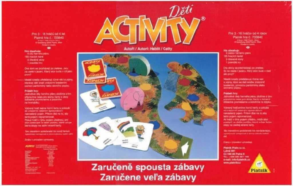 PIATNIK Hra ACTIVITY Děti *SPOLEČENSKÉ HRY*