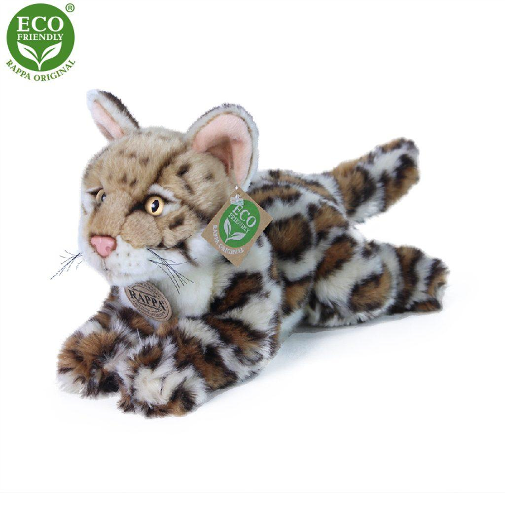 Plyšový ocelot ležící 25 cm ECO-FRIENDLY