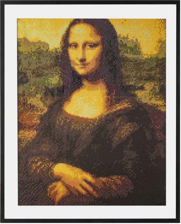 GRAFIX Malování na kamínky diamantový obrázek Mona Lisa