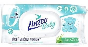 Vlhčené ubrousky LINTEO BABY Aloe Vera - 80 ks v bal.