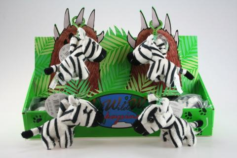 Plyš Zebra klíčenka