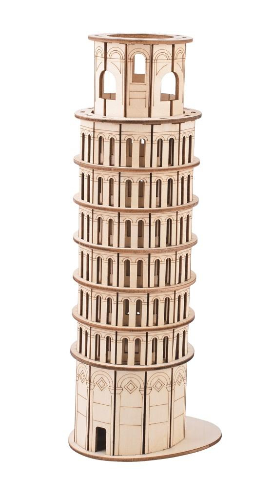 Woodcraft Dřevěné 3D puzzle Šikmá Věž V Pise