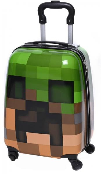 Dětský cestovní kufr Minecraft Pixel 29l