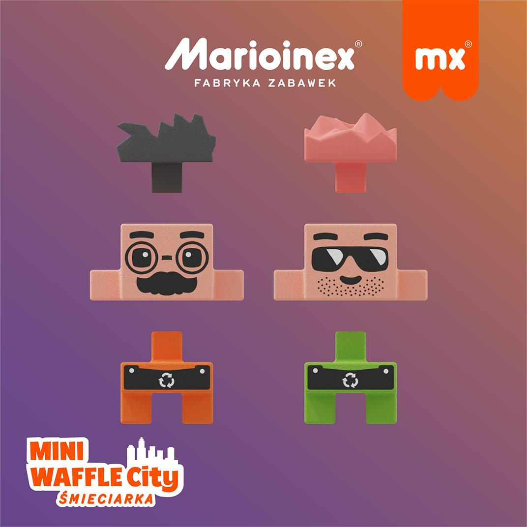 Marioinex MINI WAFLE - Popelářské auto