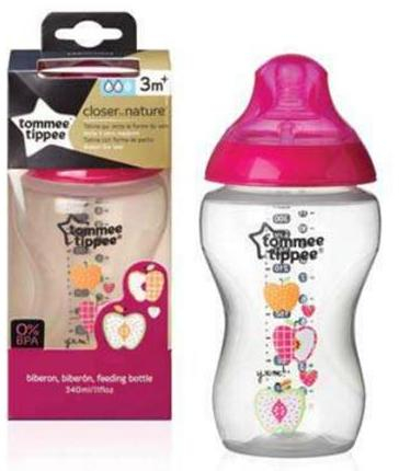 Láhev Tommee Tippee Girl růžová - 340 ml