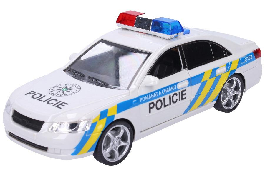 Policejní auto s efekty 24 cm