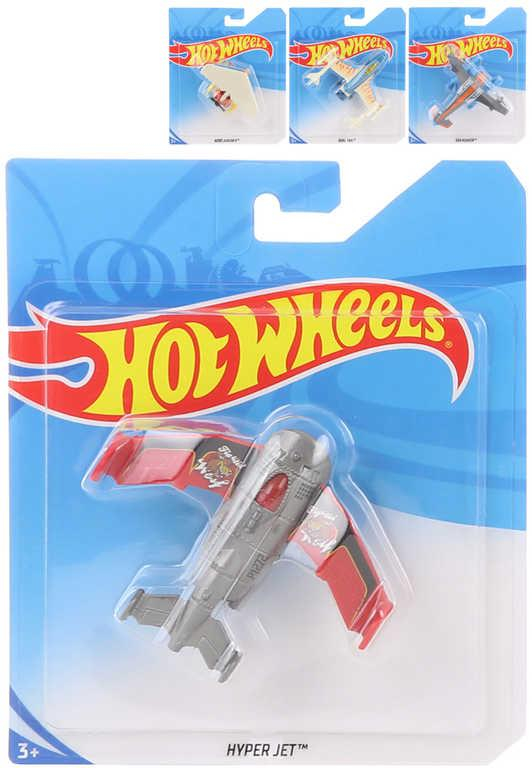 MATTEL HOT WHEELS Letadlo Sky Buster 4 druhy na kartě