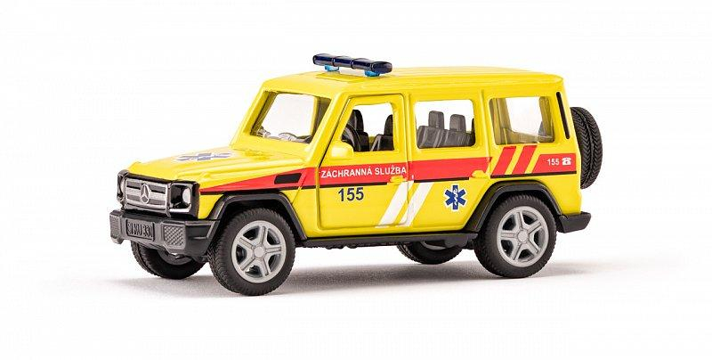 SIKU Super česká verze - ambulance Mercedes AMG G65