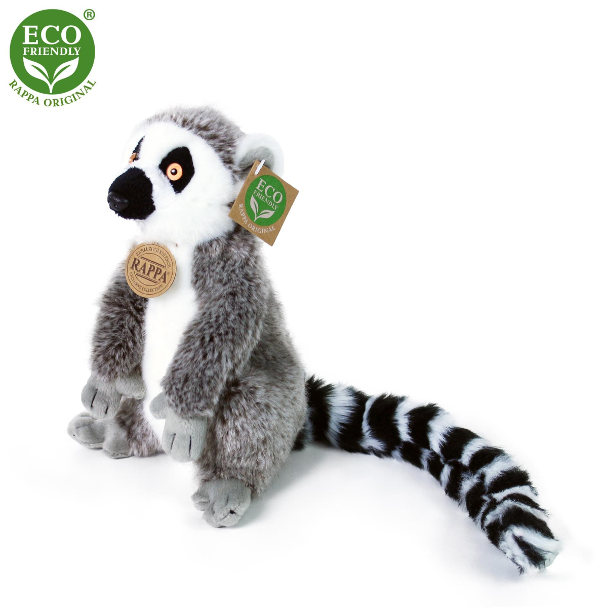 Plyšový lemur 22 cm ECO-FRIENDLY