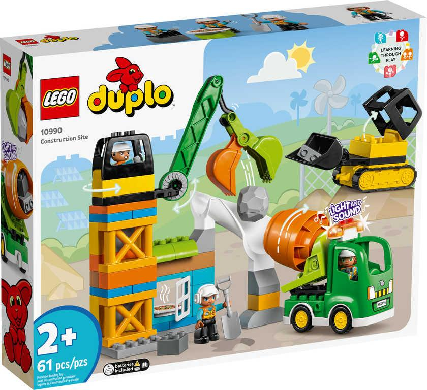 LEGO DUPLO Staveniště na baterie Světlo Zvuk 10990 STAVEBNICE