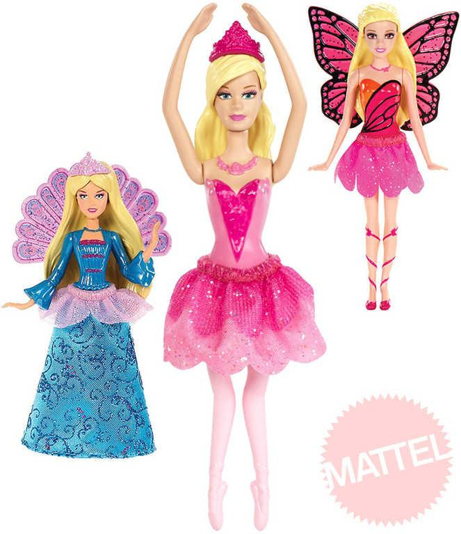 MATTEL BRB Panenka Barbie mini princezna 10cm 5 druhů