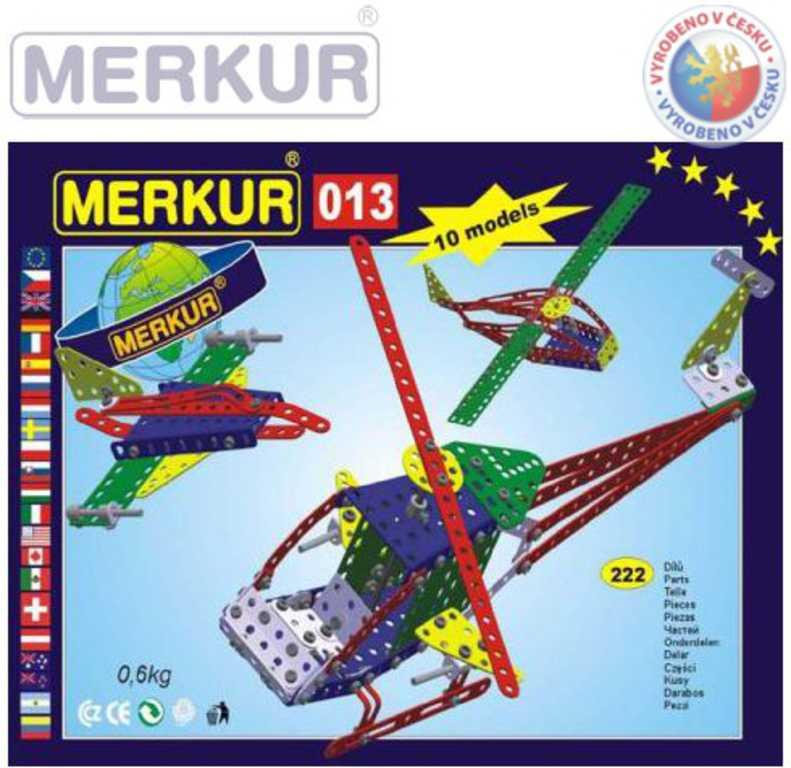 MERKUR M 013 Helikoptéra 222 dílků *KOVOVÁ STAVEBNICE*