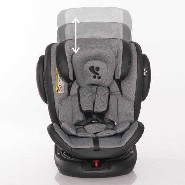 Autosedačka Lorelli AVIATOR ISOFIX 0-36 KG BLACK&LIGHTGREY