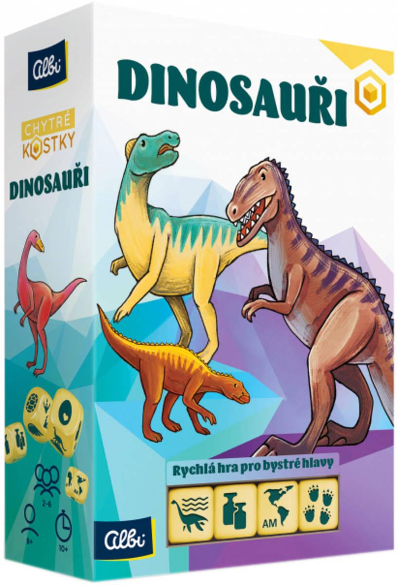 ALBI HRA Chytré kostky Dinosauři *SPOLEČENSKÉ HRY*